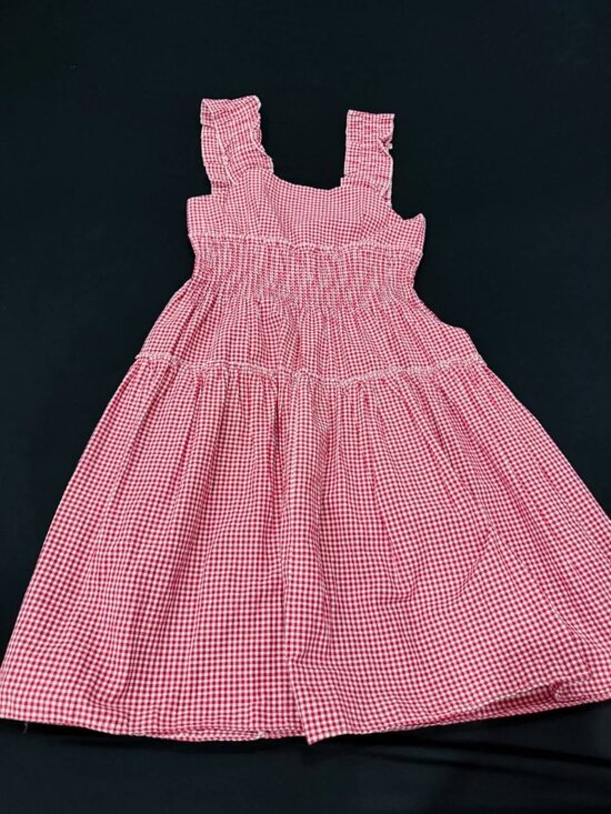 Dresses & Skirts - Red Gingham Midi Dress